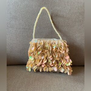 Elegant Vintage Sequin Embellished Women's Cocktail Party Bag